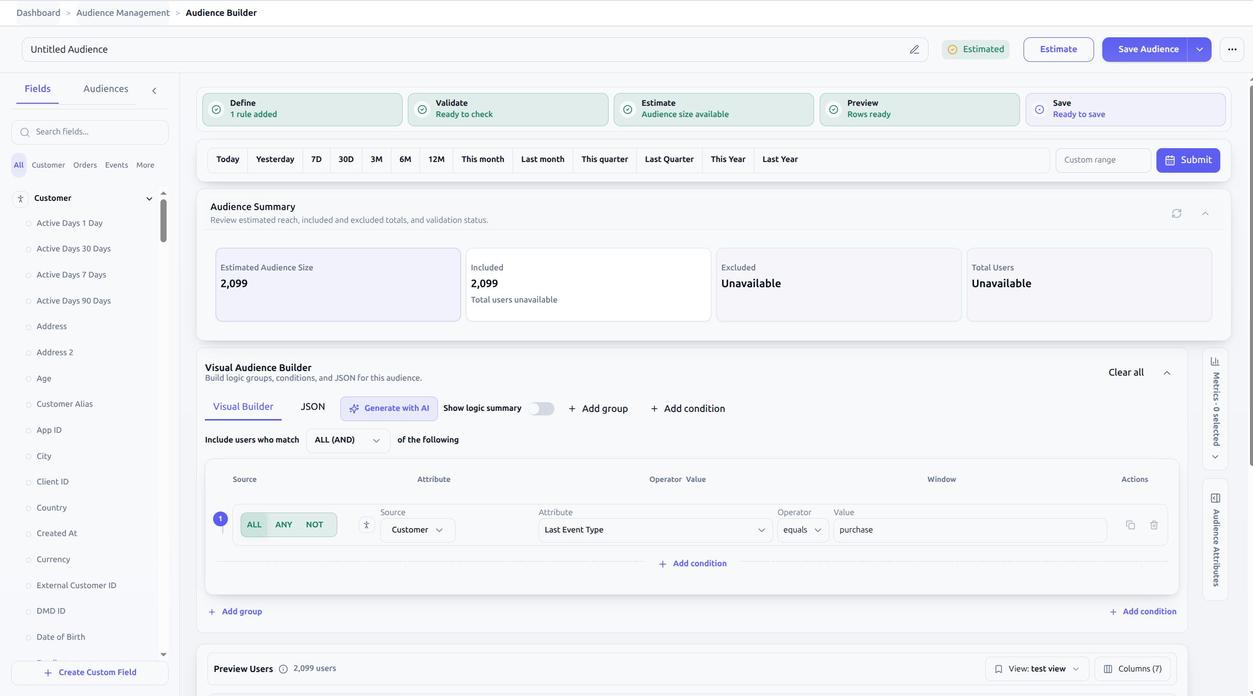 audience management overview
